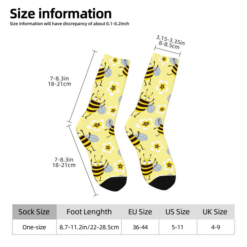 Custom Cool Mens Funny Bees Fl - Dress Sock Men recension och pris