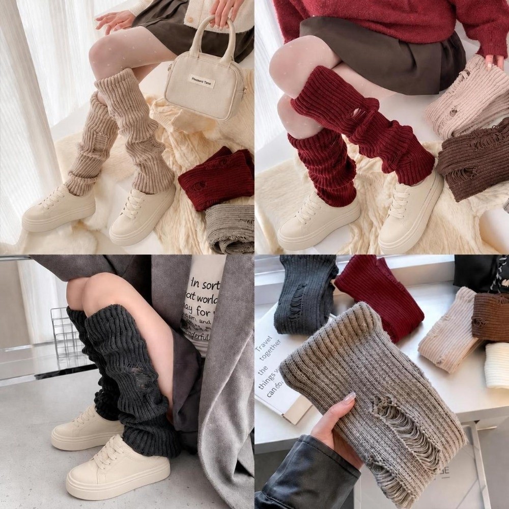 Warm Knit Leg Warmers Stretch  - Boot Sock Slouchy recension och pris