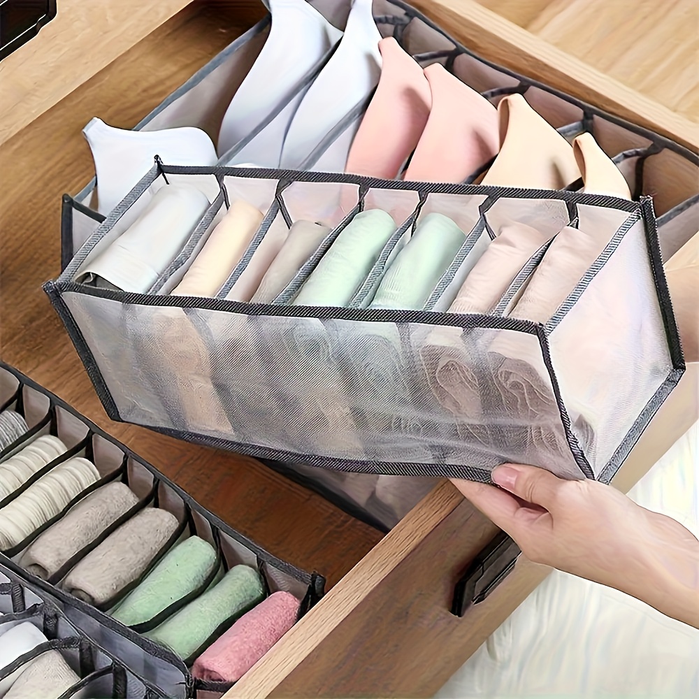 7 Grids Underwear Drawer Organ - Sock Organizer Tray recension och pris