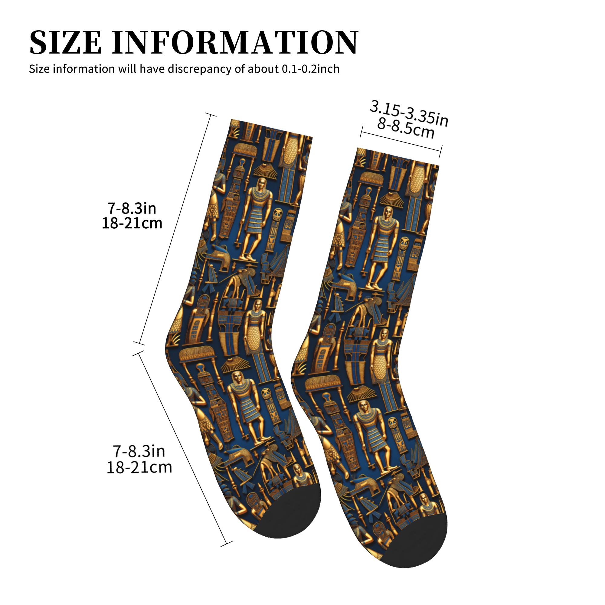 Egyptian Gods And Symbols Patt - Dress Sock Men recension och pris