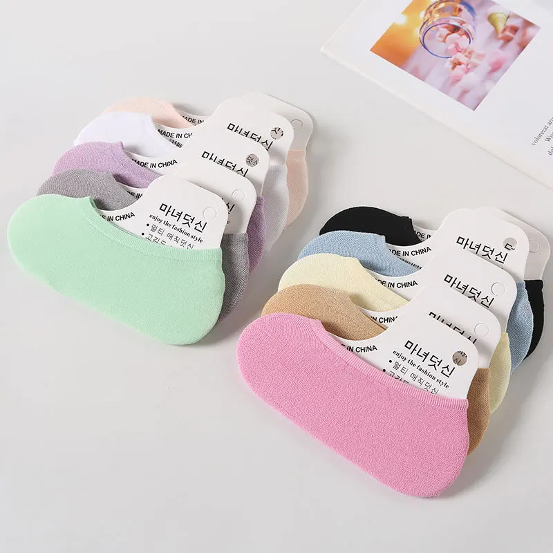 Summer Thin Colorful Girl Invi - Invisibility Sock Loafer recension och pris