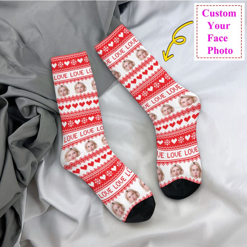 Christmas Personalized Custom  - Dress Sock Men recension och pris