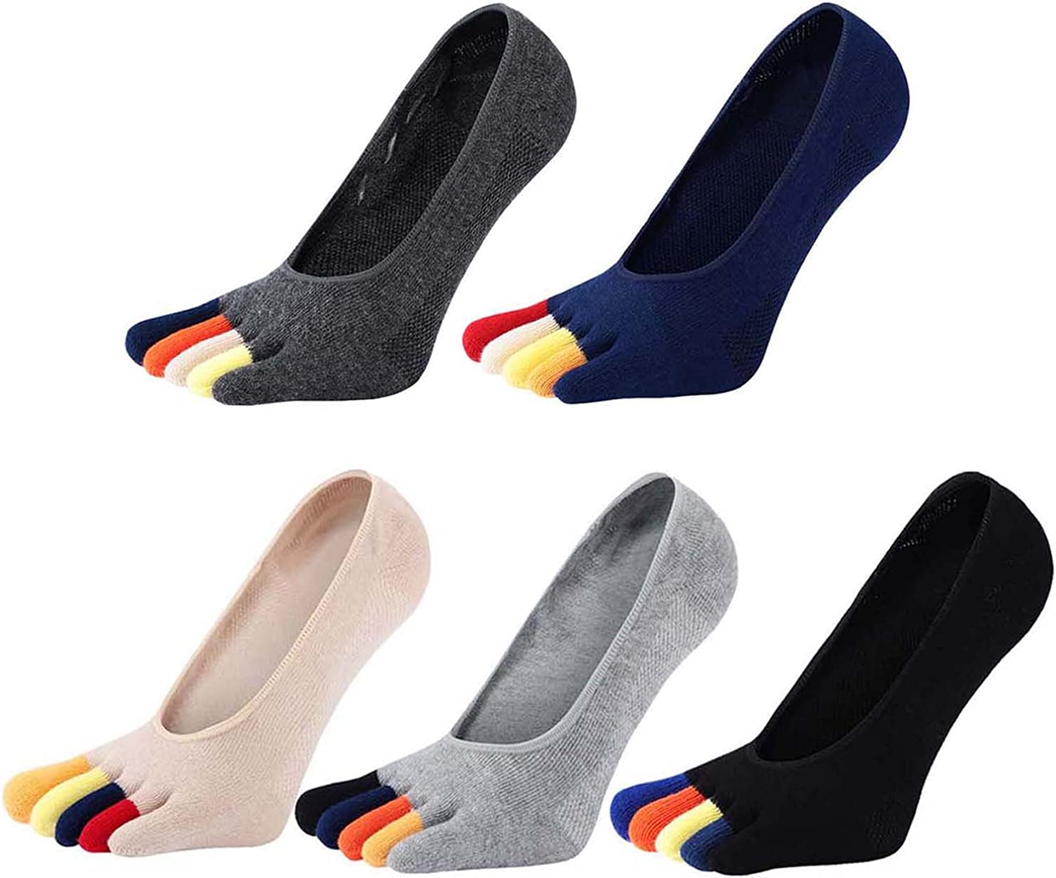 5 Pairs Men's Low Cut Loafer S - Invisibility Sock Loafer recension och pris