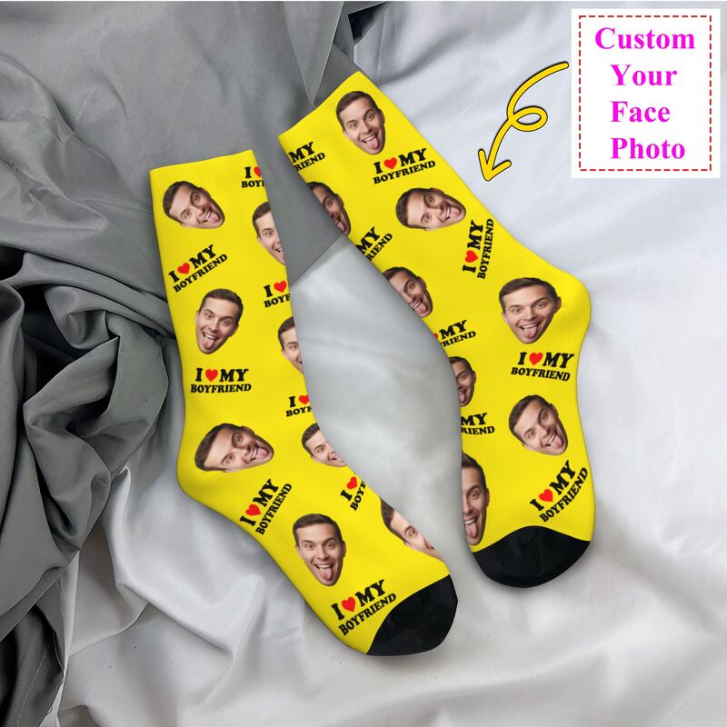 Novelty Men's I Love My Boyfri - Dress Sock Men recension och pris