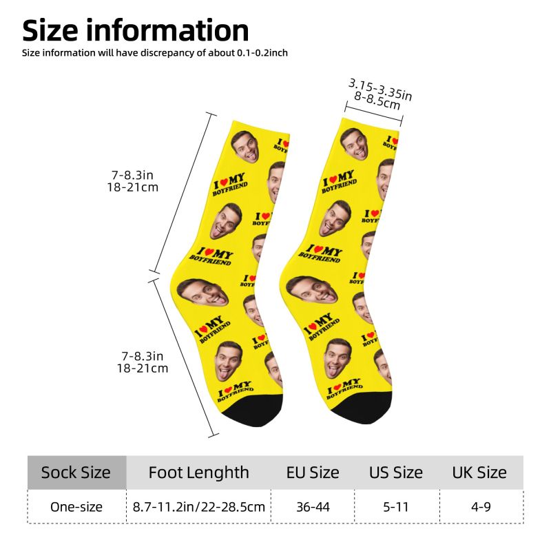Novelty Men's I Love My Boyfri - Dress Sock Men recension och pris