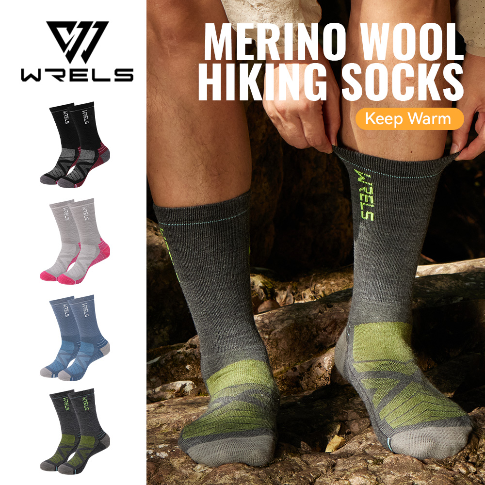WRELS 1/2/3 Merino Wool Socks  - Wool Hiking Sock recension och pris